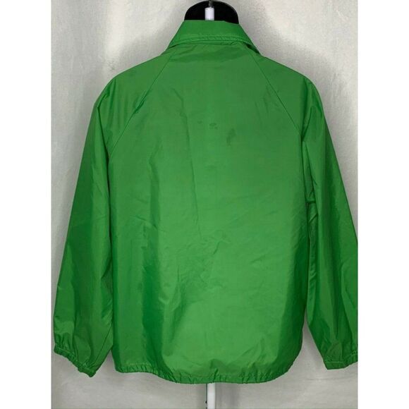 Vtg AAU Junior Olympics Windbreaker Jacket L Green - Picture 8 of 10